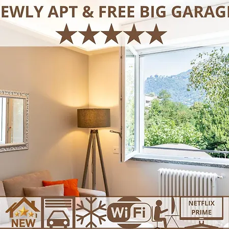 Newly Apt, Free Big Garage, Self Check-in & Access شقة كومو